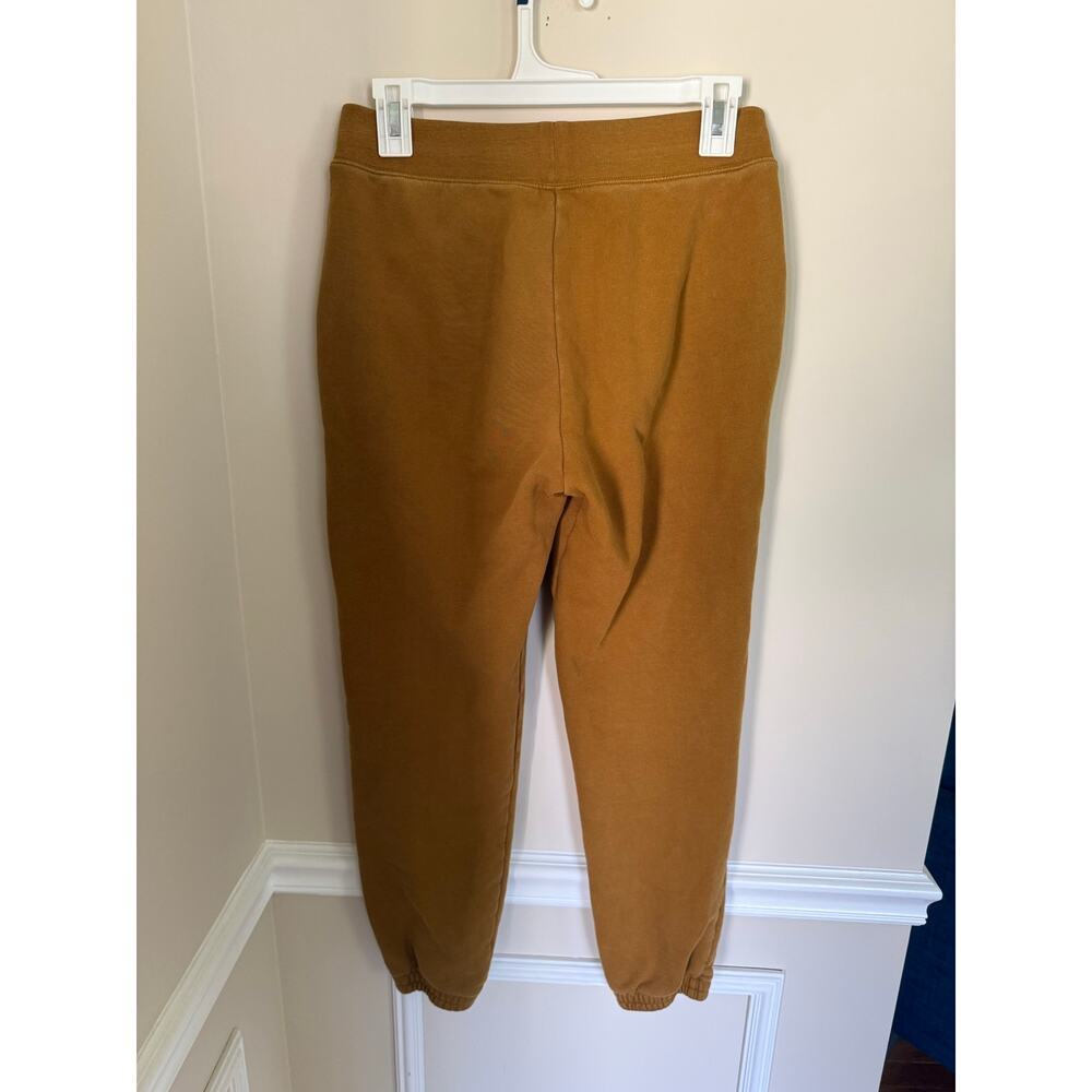 Girlfriend Collective | Mustard Brown Sweatpant Joggers Casual Loungewear- Sz S - Picture 5 of 10